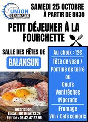 Petit-déjeuner à la fourchette - BALANSUN