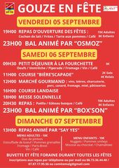 Fêtes locales de Gouze - MONT