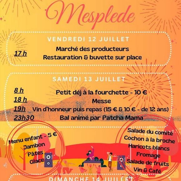 Fêtes locales - MESPLEDE