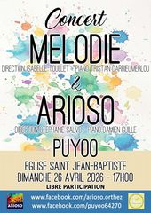 Concert : Mélodie & Arioso - PUYOO