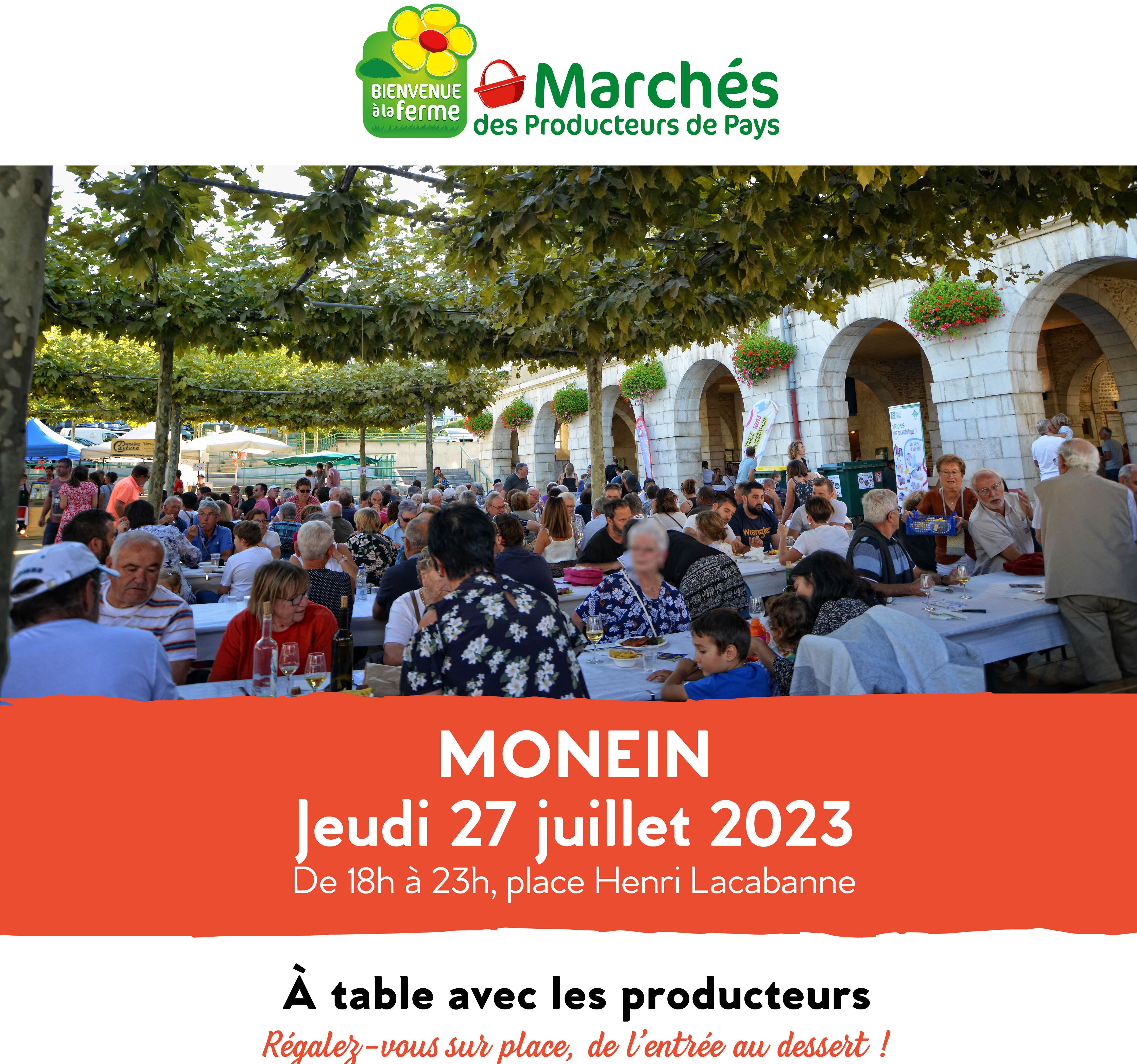 Marché de producteurs de pays - MONEIN