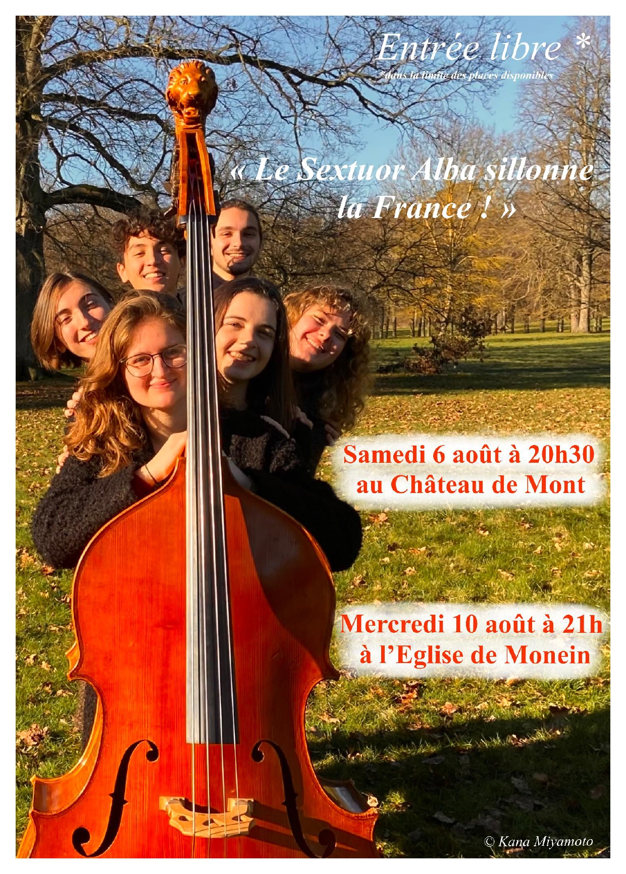 Concert : Sextuor Alba - MONEIN