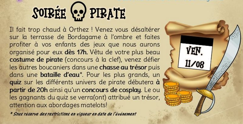 Soirée Pirate - ORTHEZ