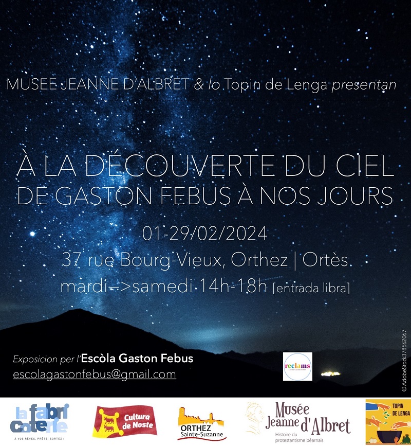Exposition : A la découverte du ciel de Gaston Fébus à nos jours - ORTHEZ