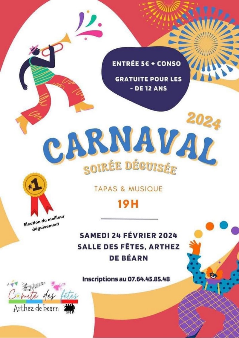 Carnaval : Soirée déguisée - ARTHEZ-DE-BEARN