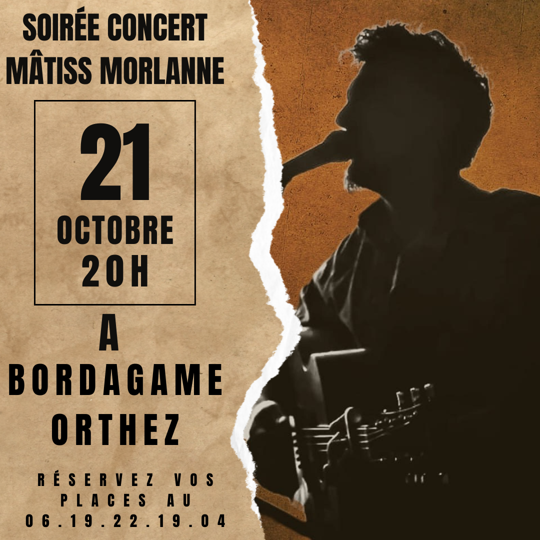 Concert Mathis Morlanne - ORTHEZ