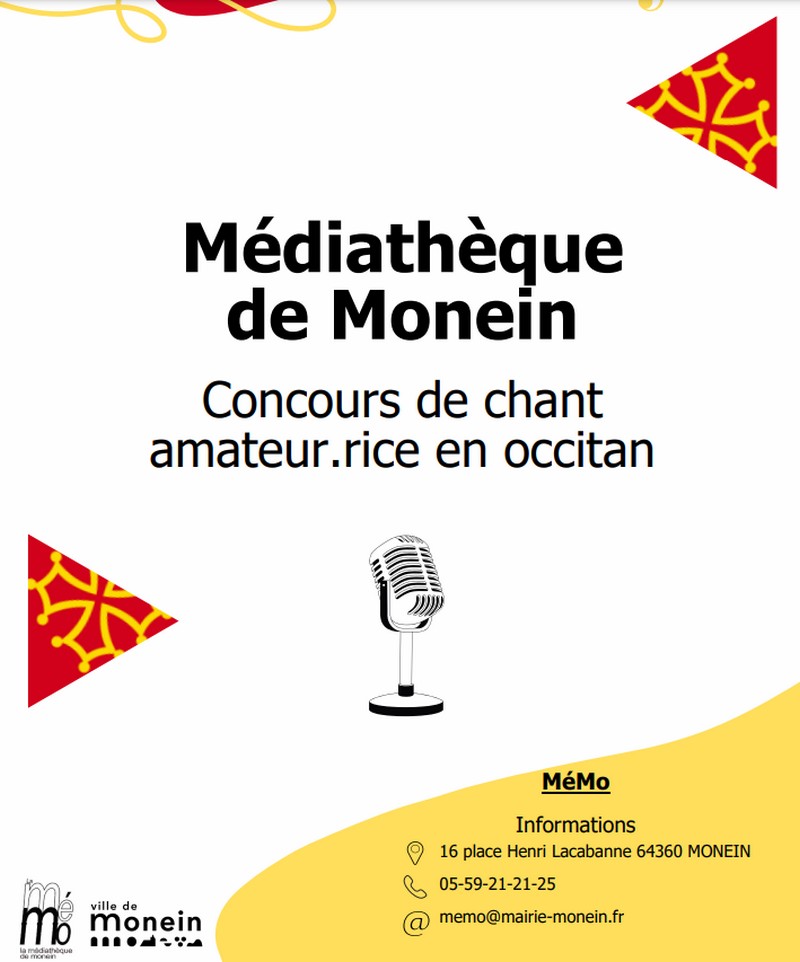 Concours de chant amateur.rice en occitan : Finale - MONEIN