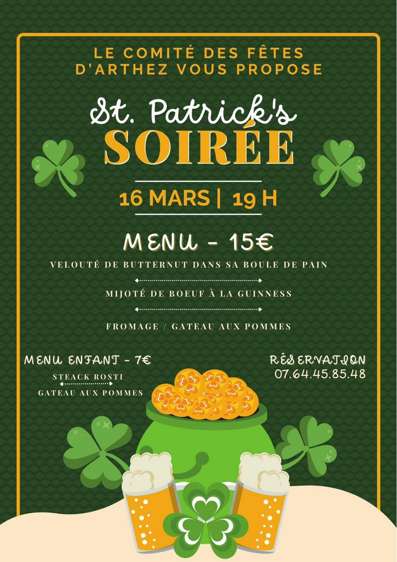 St Patrick's soirée - ARTHEZ-DE-BEARN