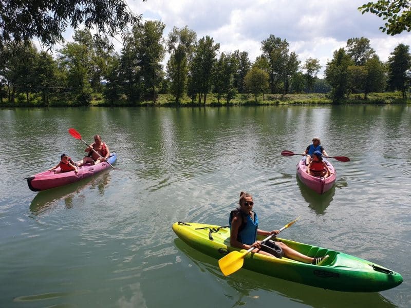 Canoé Kayak sur le gave de Pau