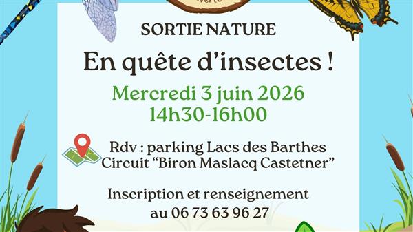 Sortie nature : Les libellules des lacs des Barthes