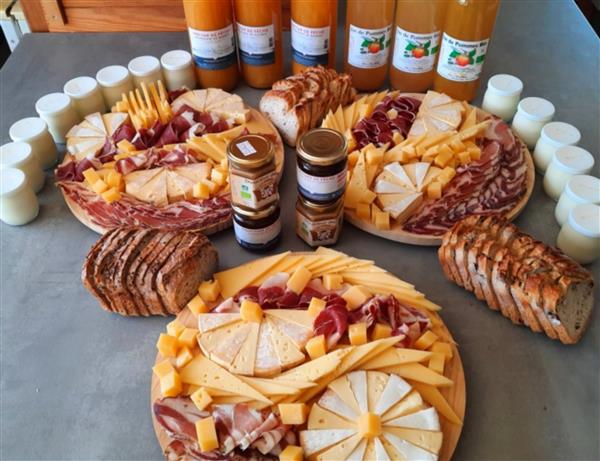 Lait P'tits béarnais - plateaux fromage, charcuterie