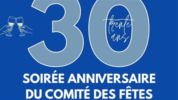 Soirée anniversaire du Comité des fêtes