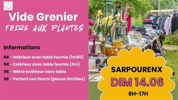 Vide grenier et foire aux plantes